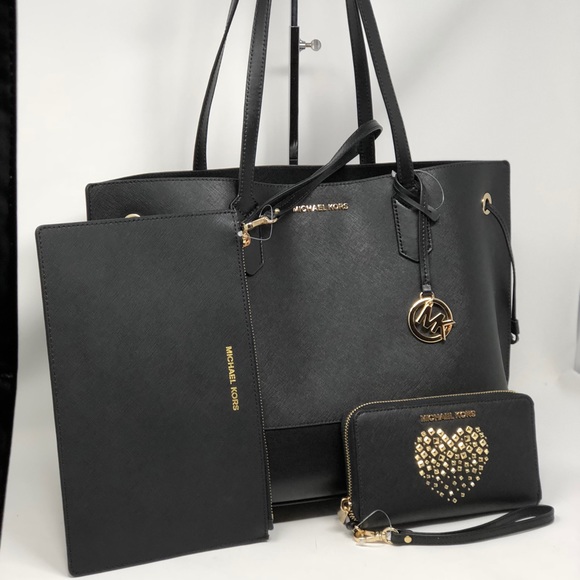 Michael kors Trista Large drawstring tote+wallet - Picture 2 of 8